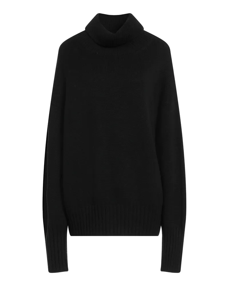 Wild Cashmere Rollkragenpullover Schwarz