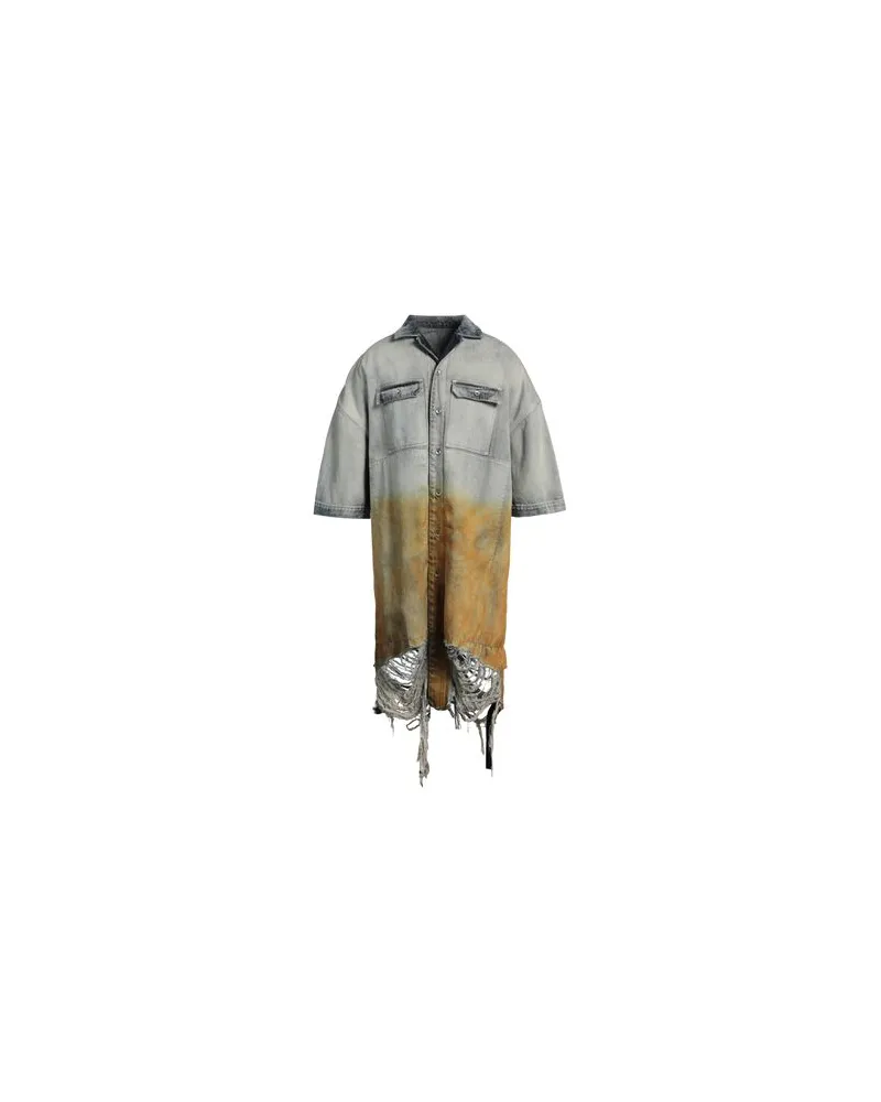 DRKSHDW by Rick Owens TOPS - Jeanshemdenauf YOOX.COM Blau