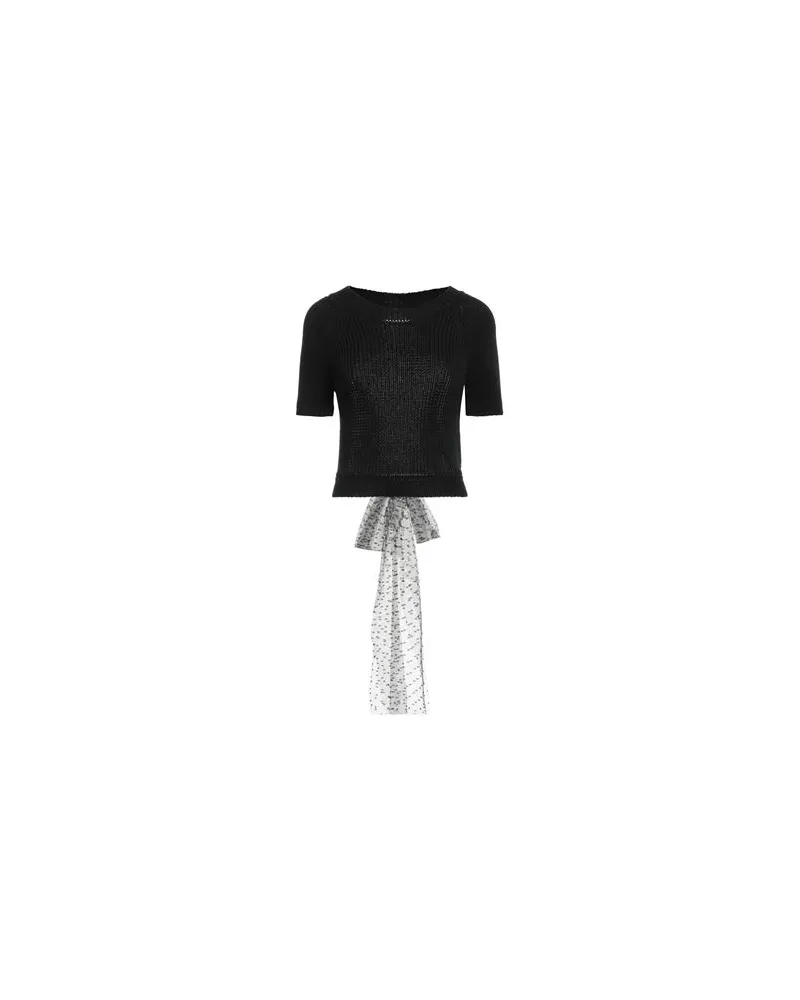 RED Valentino STRICKWAREN - Pulloverauf YOOX.COM Schwarz