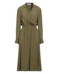 Jucca Midi-Kleid Militärgrün