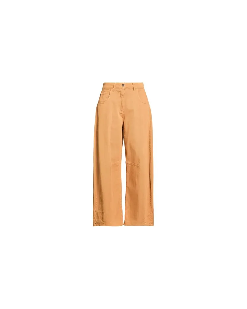 KONTATTO HOSEN & RÖCKE - Jeanshosenauf YOOX.COM Mandarine
