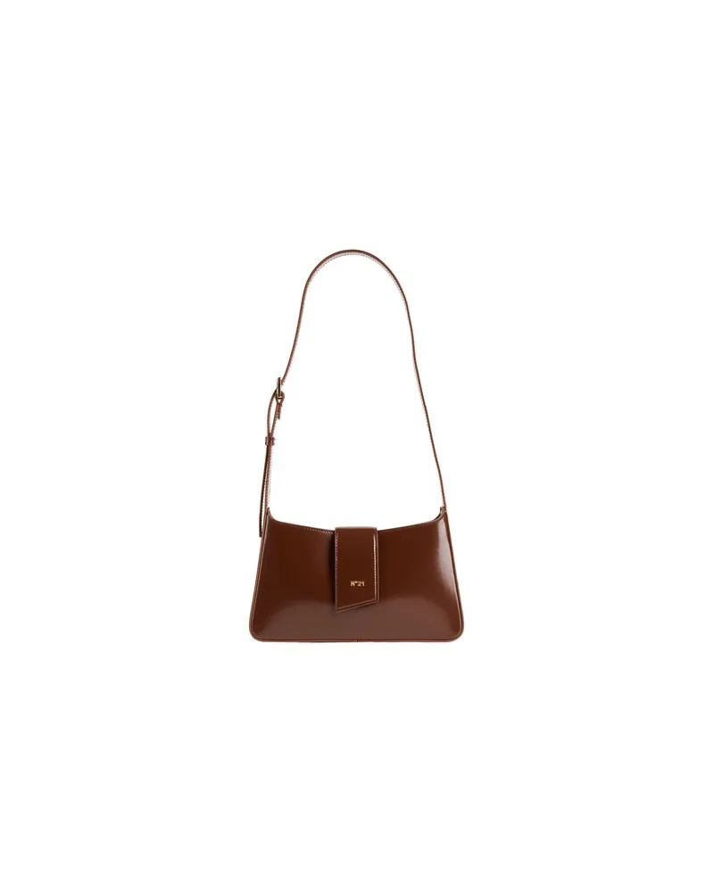 N° 21 TASCHEN - Schultertaschenauf YOOX.COM Braun