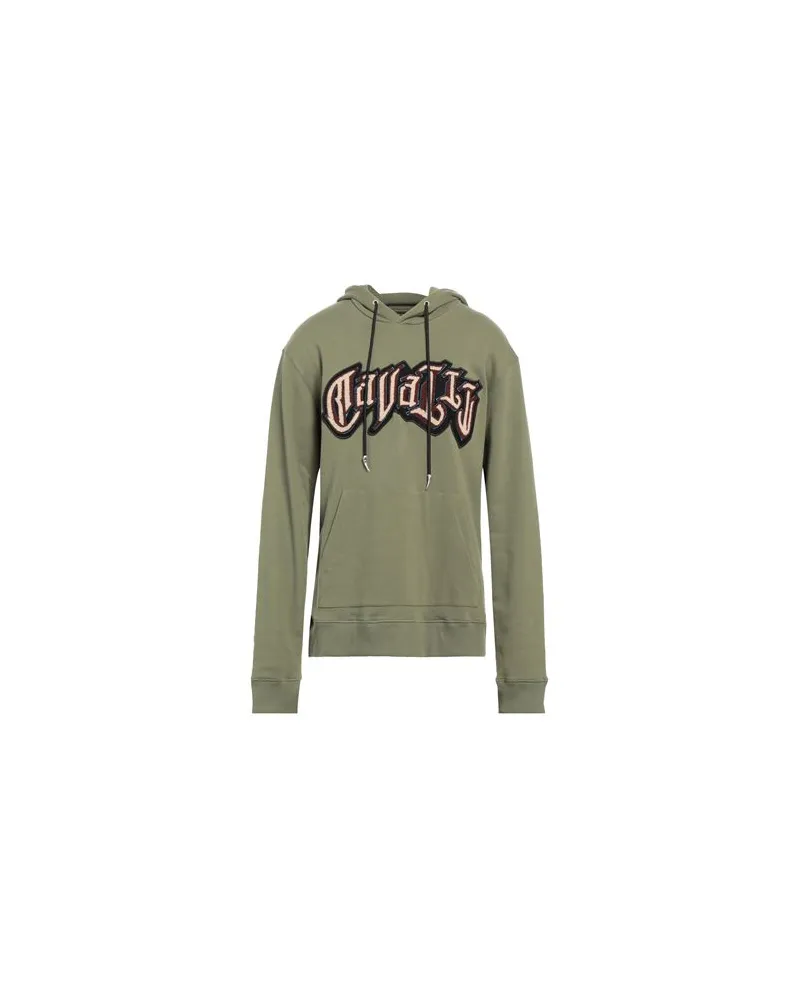 Roberto Cavalli TOPS - Sweatshirtsauf YOOX.COM Militärgrün