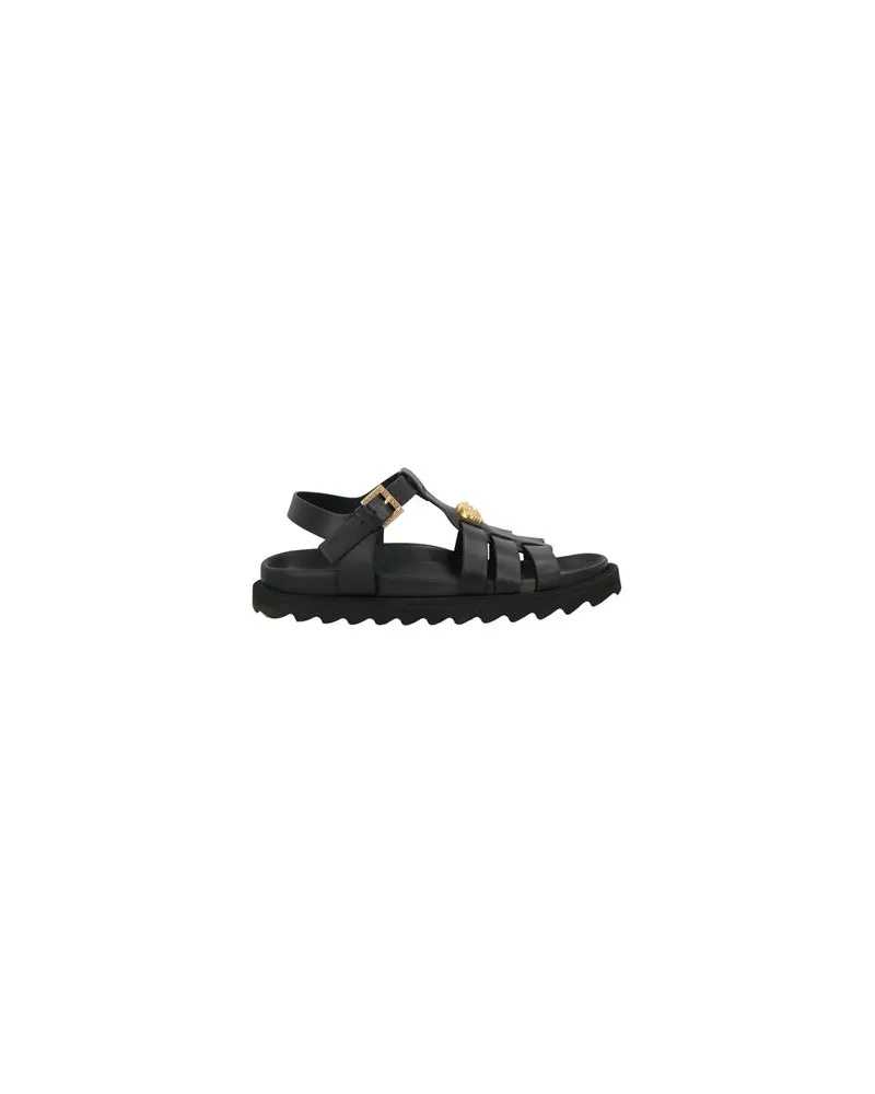 Versace SCHUHE - Sandalenauf YOOX.COM Schwarz