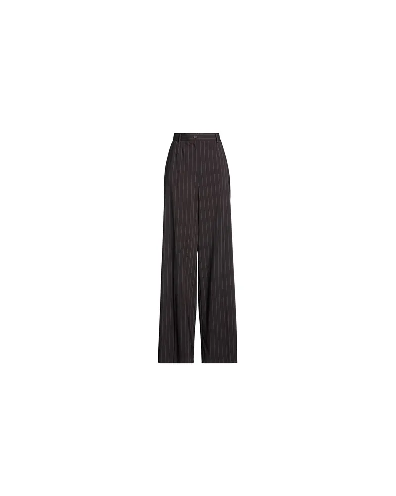 Dolce & Gabbana HOSEN & RÖCKE - Hosenauf YOOX.COM Dunkelbraun