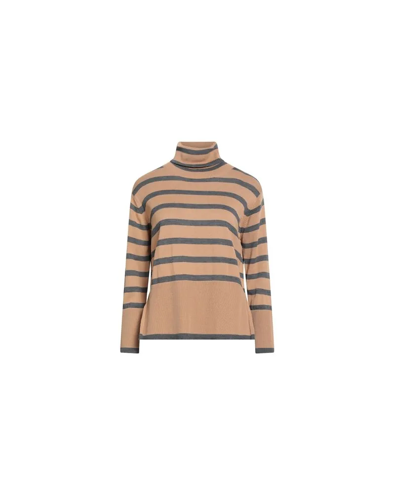 B.yu STRICKWAREN - Rollkragenpulloverauf YOOX.COM Kamel
