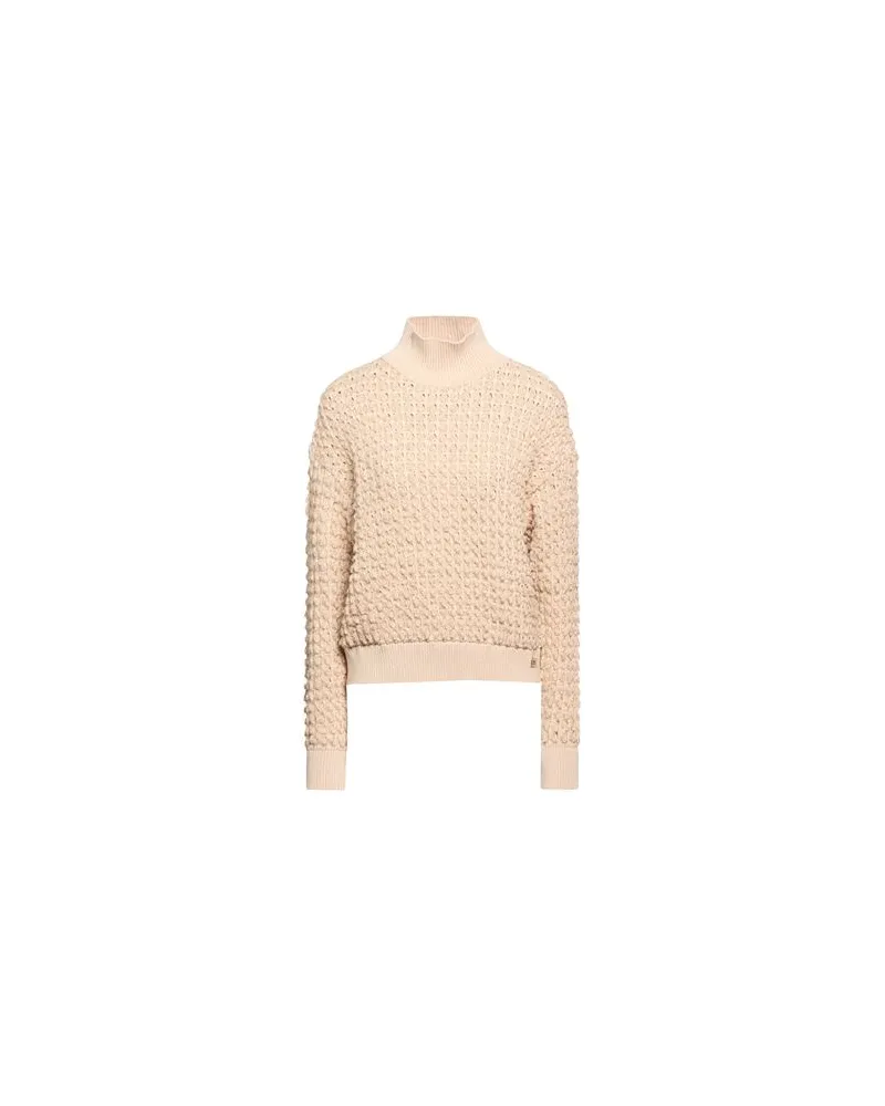Elisabetta Franchi STRICKWAREN - Rollkragenpulloverauf YOOX.COM Beige