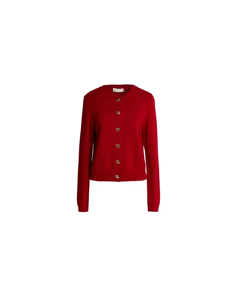 Tory Burch STRICKWAREN - Strickjackenauf YOOX.COM Rot