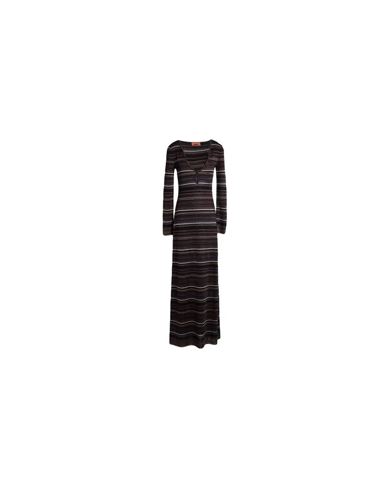 Missoni KLEIDER - Maxi-Kleiderauf YOOX.COM Dunkelbraun