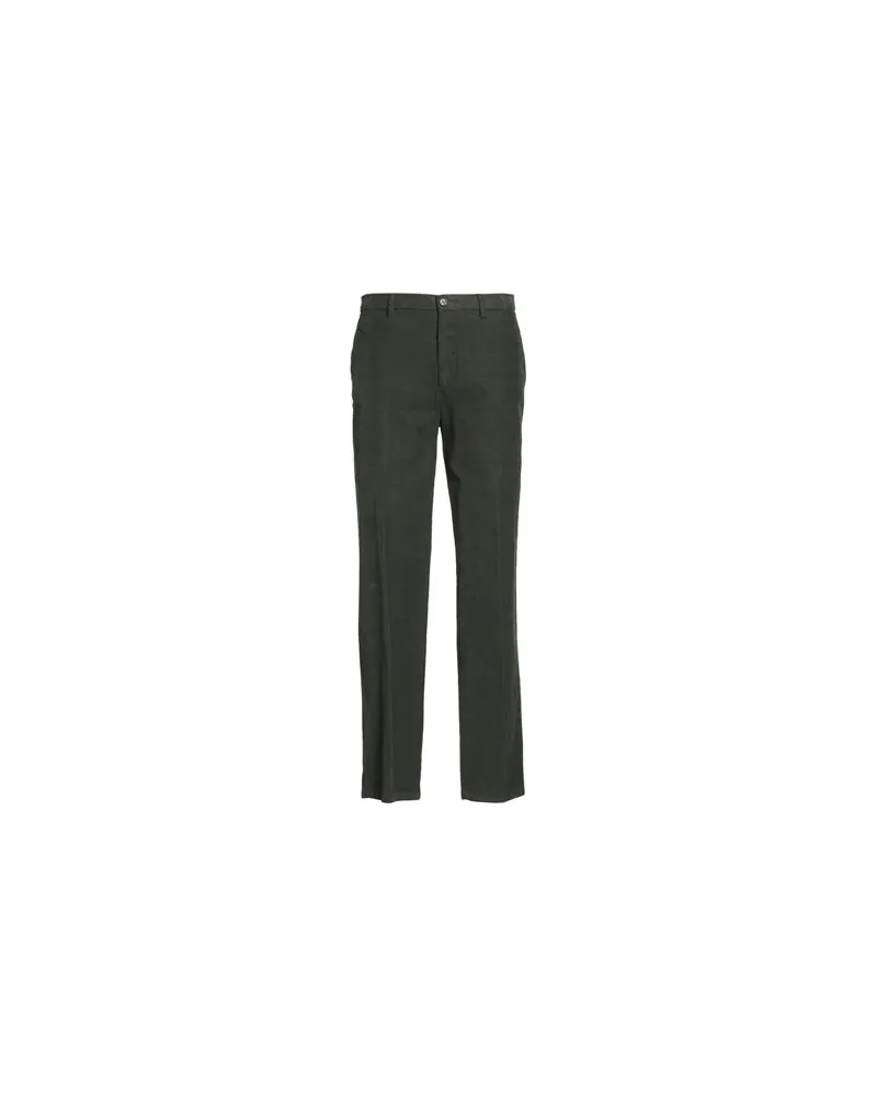 Berwich VISSUTO - HOSEN & RÖCKE - Hosenauf YOOX.COM Dunkelgrün