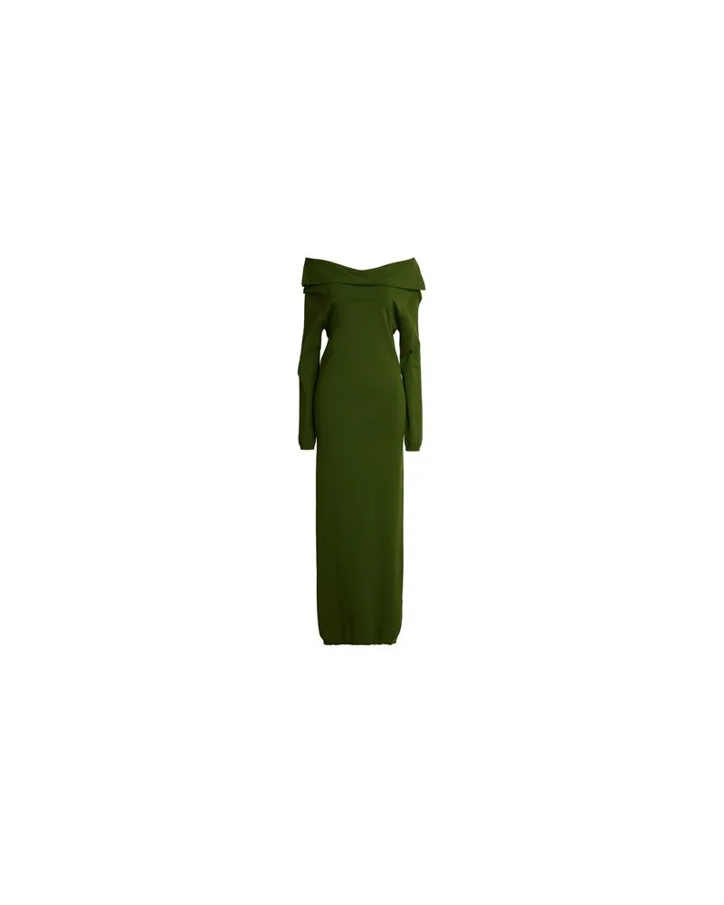 Semicouture KLEIDER - Maxi-Kleiderauf YOOX.COM Grün