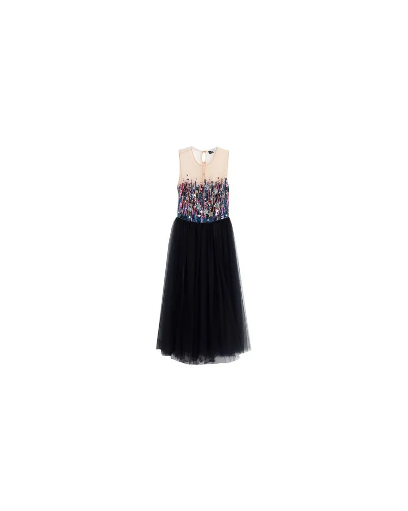 Elisabetta Franchi KLEIDER - Midi-Kleiderauf YOOX.COM Nachtblau