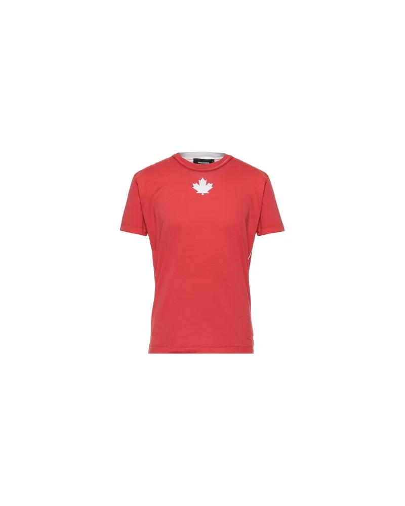 Dsquared2 TOPS - T-shirtsauf YOOX.COM Rot