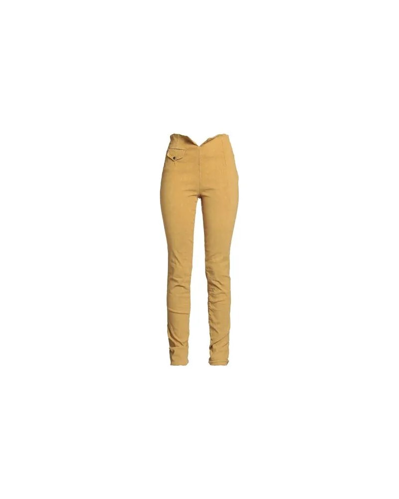 Masnada HOSEN & RÖCKE - Leggingsauf YOOX.COM Senf