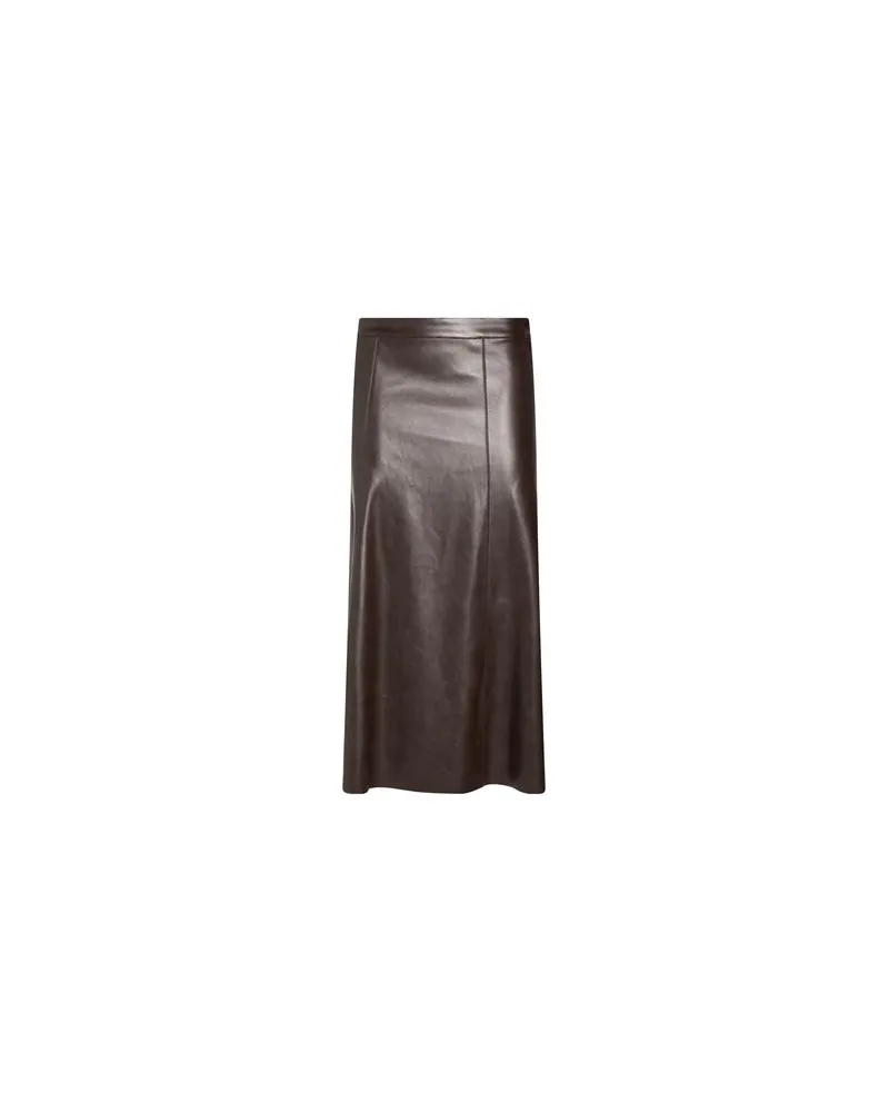 Kaos HOSEN & RÖCKE - Midi-Röckeauf YOOX.COM Braun