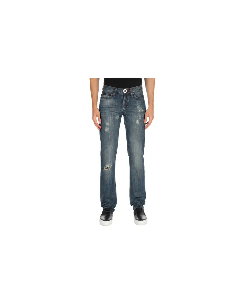 Philipp Plein HOSEN & RÖCKE - Jeanshosenauf YOOX.COM Blau