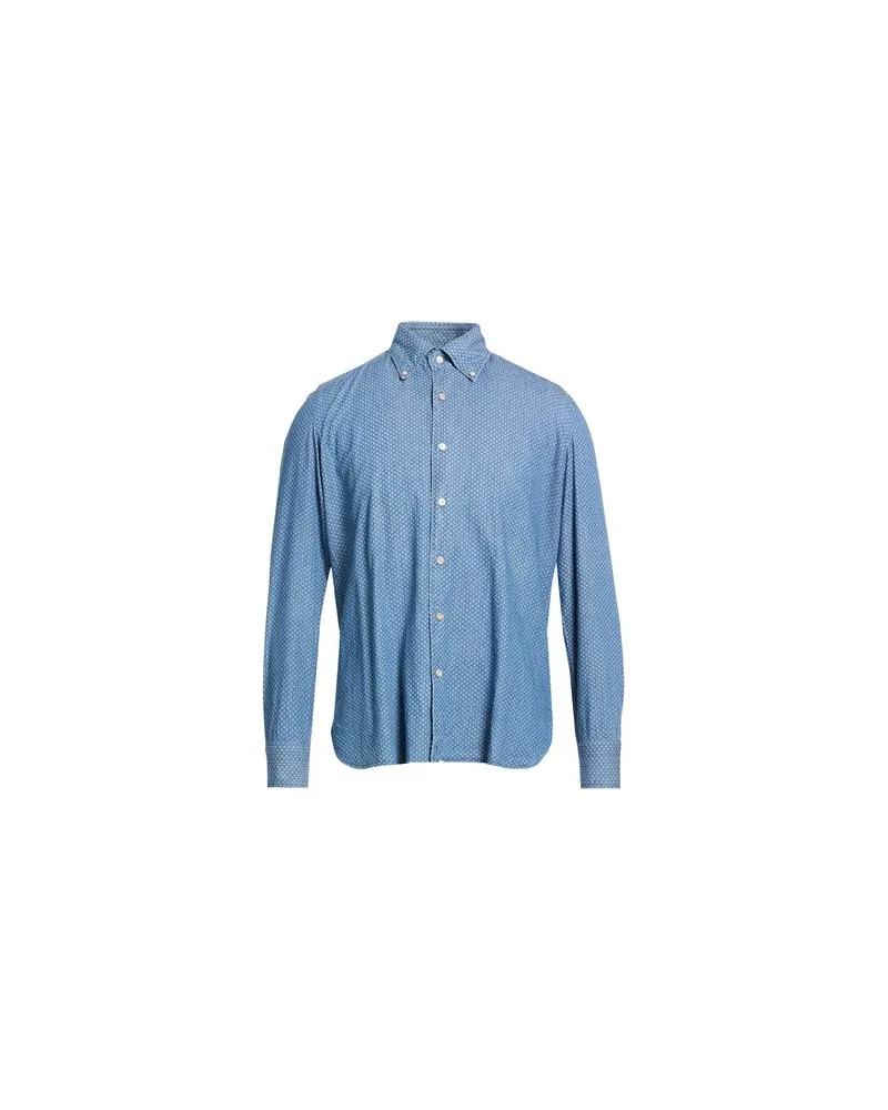 Luigi Borrelli TOPS - Hemdenauf YOOX.COM Azurblau