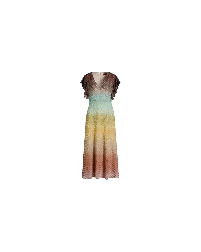 Missoni KLEIDER - Maxi-Kleiderauf YOOX.COM Kamel