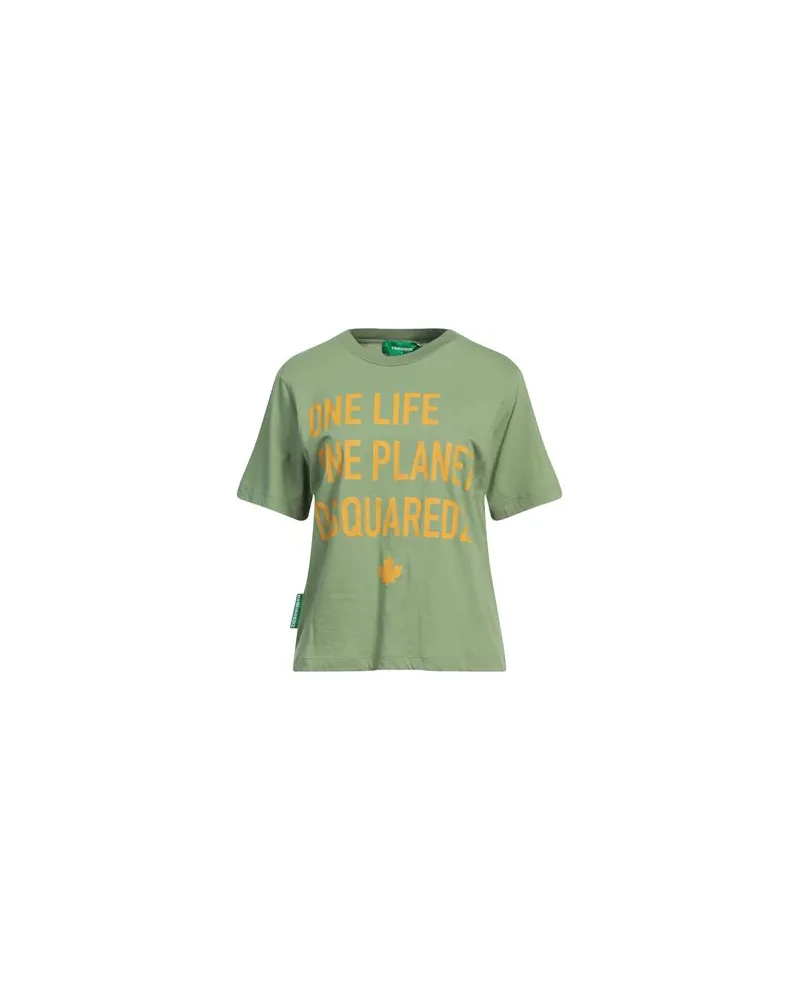Dsquared2 TOPS - T-shirtsauf YOOX.COM Militärgrün