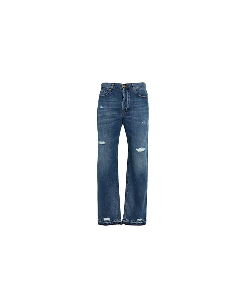 PT TORINO HOSEN & RÖCKE - Jeanshosenauf YOOX.COM Blau