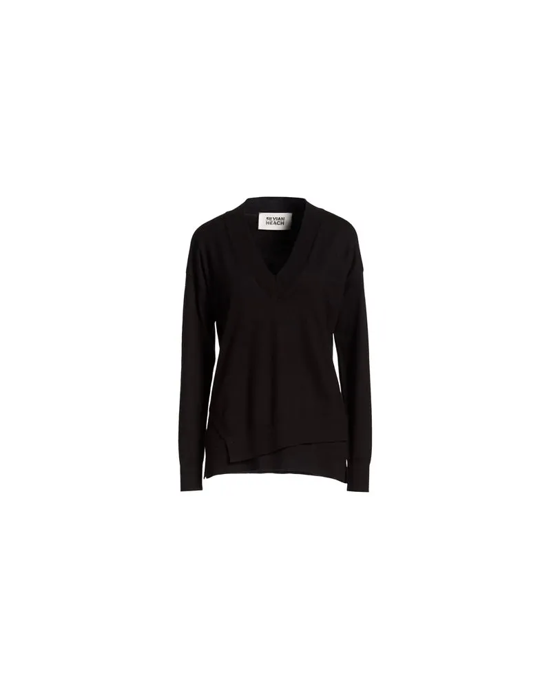 Silvian Heach STRICKWAREN - Pulloverauf YOOX.COM Schwarz