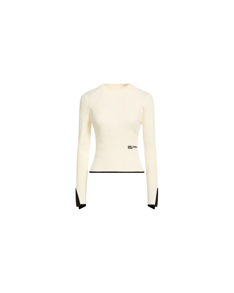 Karl Lagerfeld STRICKWAREN - Pulloverauf YOOX.COM Cremeweiß
