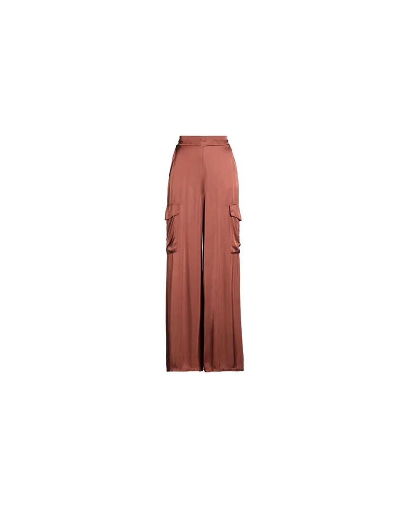Manila Grace HOSEN & RÖCKE - Hosenauf YOOX.COM Lederfarben