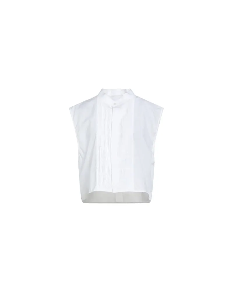 Helmut Lang TOPS - Hemdenauf YOOX.COM Weiß