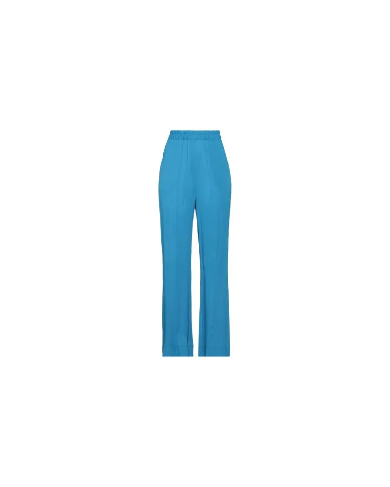 Icona By Kaos HOSEN & RÖCKE - Hosenauf YOOX.COM Azurblau