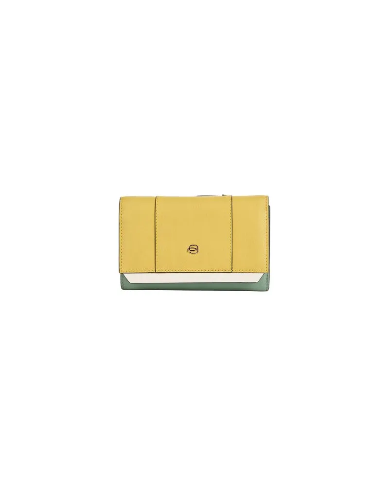 Piquadro Kleinlederwaren - Brieftaschenauf YOOX.COM Senf