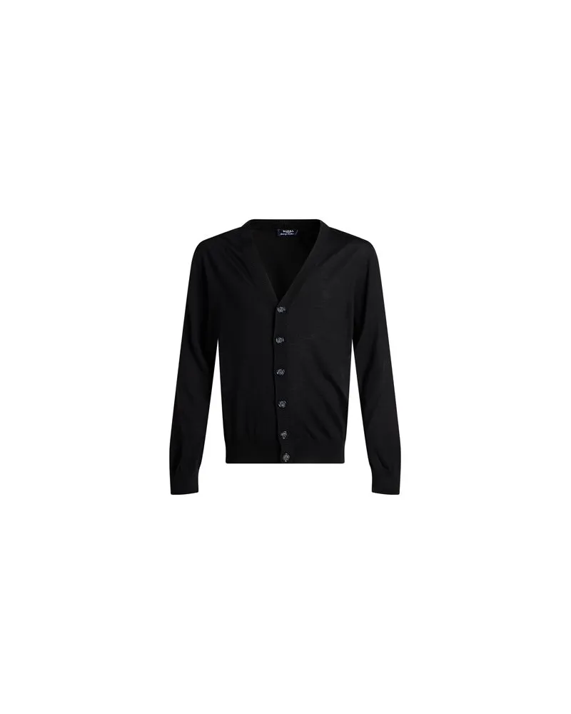 BARBA STRICKWAREN - Strickjackenauf YOOX.COM Schwarz