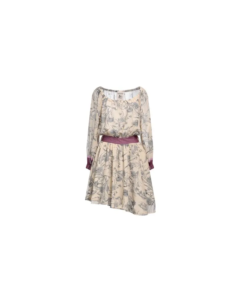 Semicouture KLEIDER - Mini-Kleiderauf YOOX.COM Beige