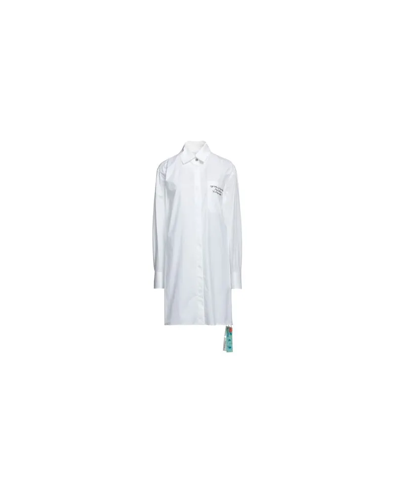 OFF-WHITE KLEIDER - Mini-Kleiderauf YOOX.COM Weiß