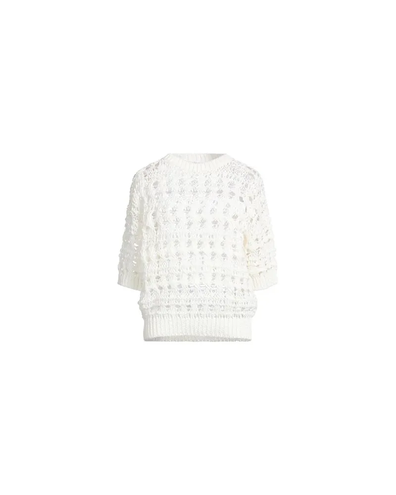 Brunello Cucinelli STRICKWAREN - Pulloverauf YOOX.COM Elfenbein