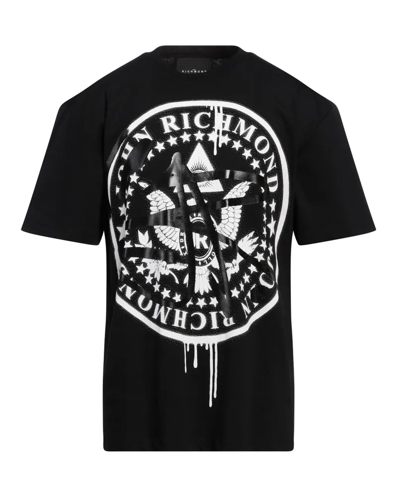 John Richmond T-shirts Schwarz