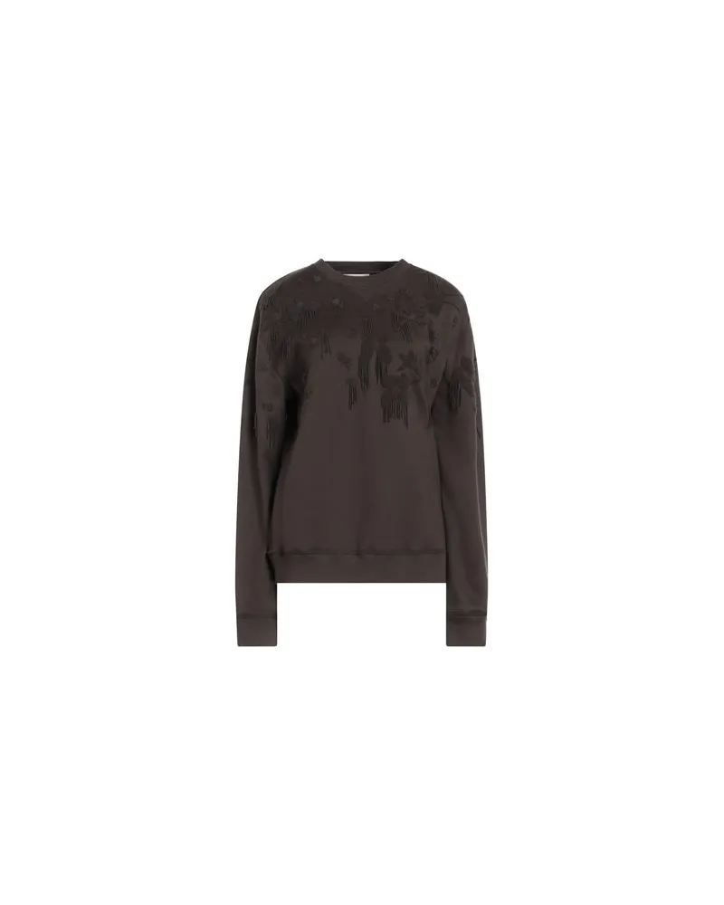Valentino Garavani TOPS - Sweatshirtsauf YOOX.COM Dunkelbraun