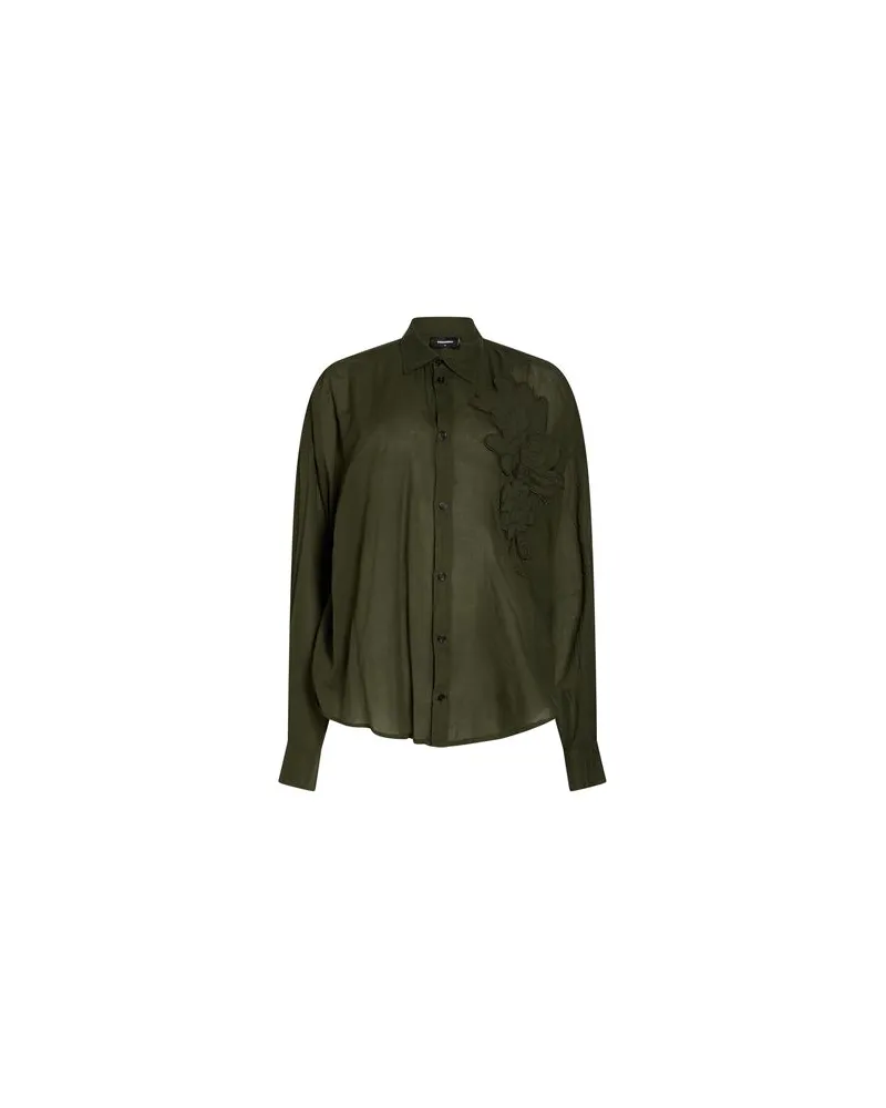 Dsquared2 TOPS - Hemdenauf YOOX.COM Militärgrün