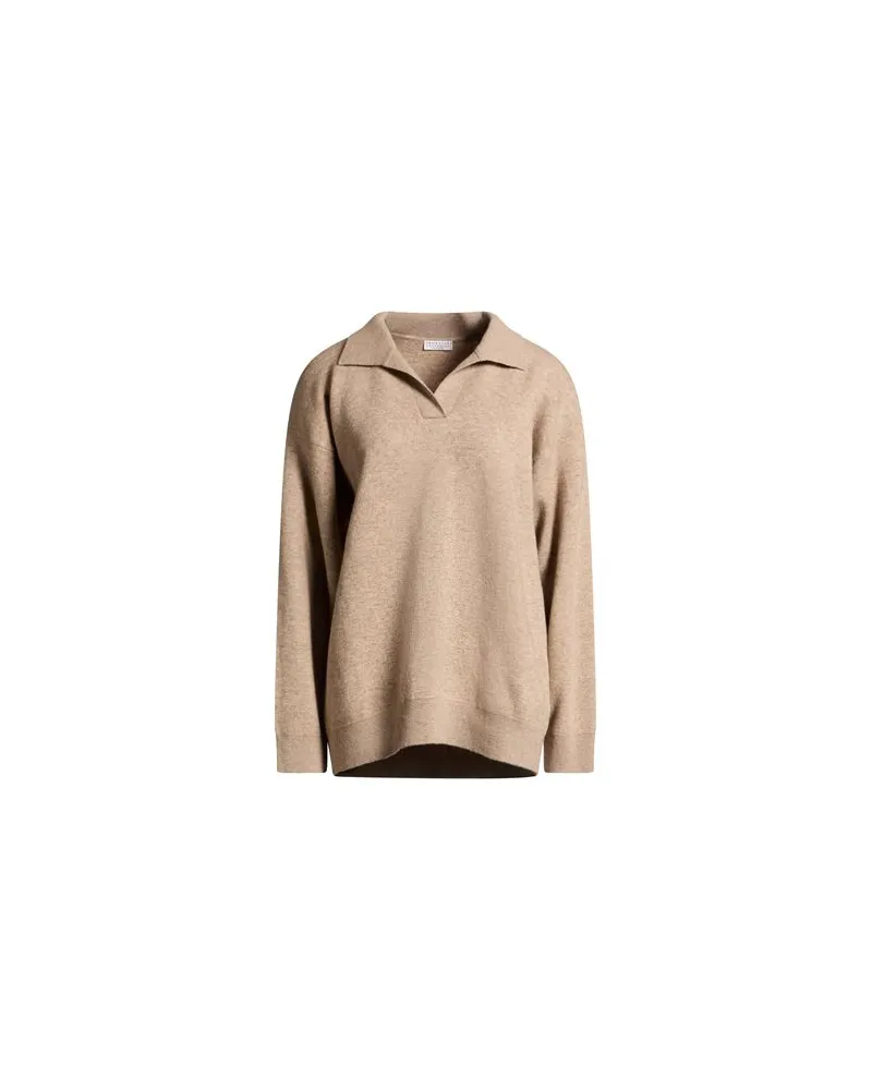 Brunello Cucinelli STRICKWAREN - Pulloverauf YOOX.COM Beige