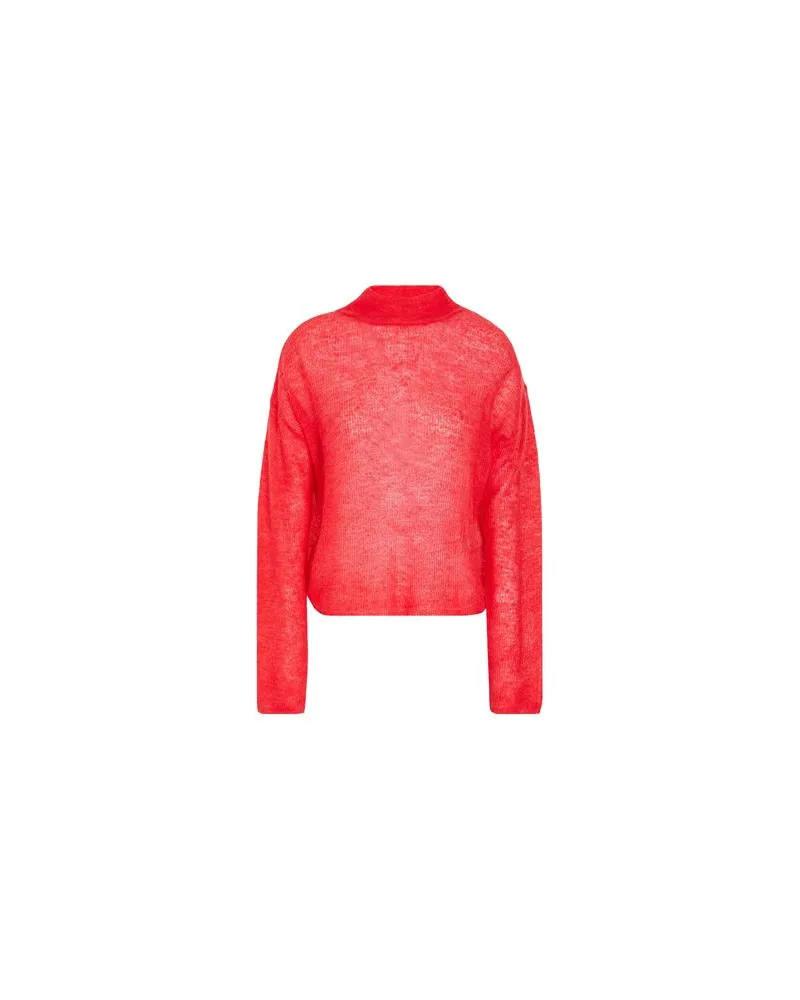 8 by Yoox MOHAIR BLEND RELAXED FIT ROLL-NECK - STRICKWAREN - Rollkragenpulloverauf YOOX.COM Koralle