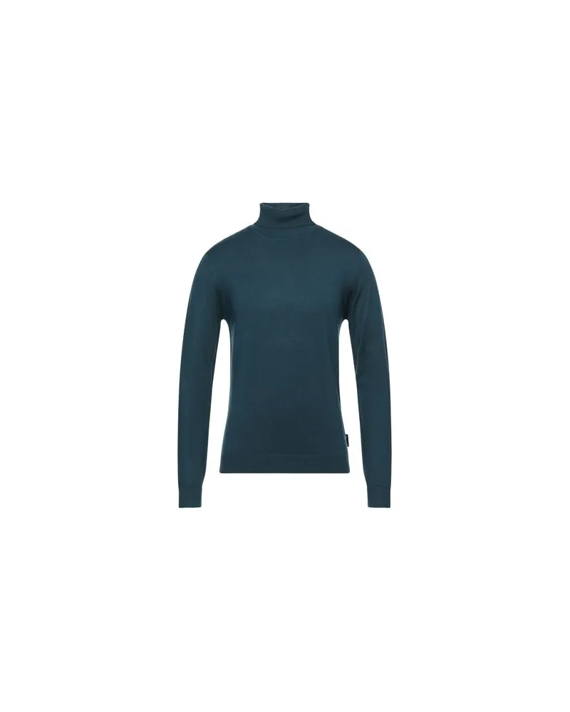 BERNA STRICKWAREN - Rollkragenpulloverauf YOOX.COM Aquamarin