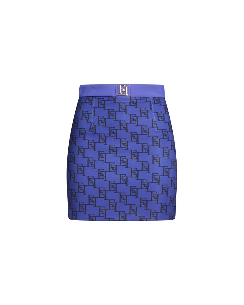 Elisabetta Franchi HOSEN & RÖCKE - Miniröckeauf YOOX.COM Blau