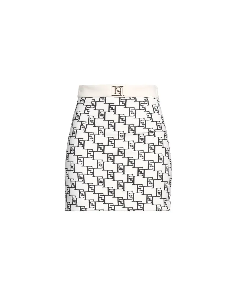 Elisabetta Franchi HOSEN & RÖCKE - Miniröckeauf YOOX.COM Cremeweiß