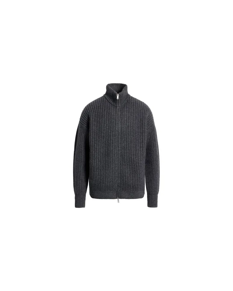 Emporio Armani STRICKWAREN - Strickjackenauf YOOX.COM Grau