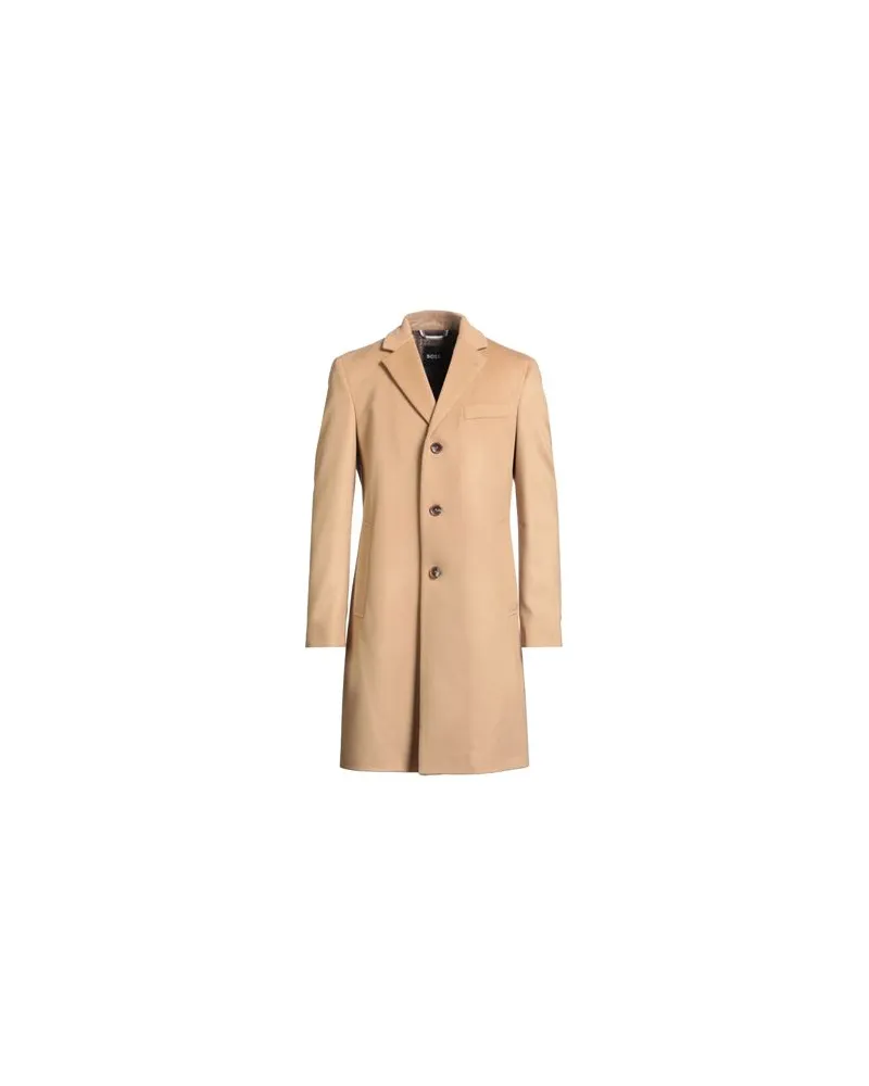 HUGO BOSS JACKEN & MÄNTEL - Mäntelauf YOOX.COM Kamel