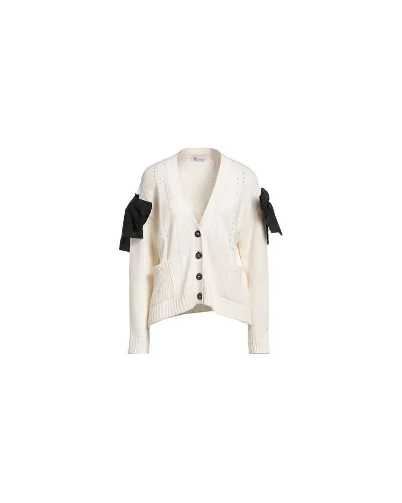 RED Valentino STRICKWAREN - Strickjackenauf YOOX.COM Elfenbein