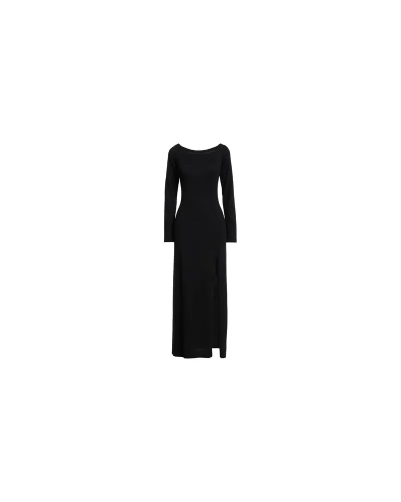 Canessa KLEIDER - Maxi-Kleiderauf YOOX.COM Schwarz
