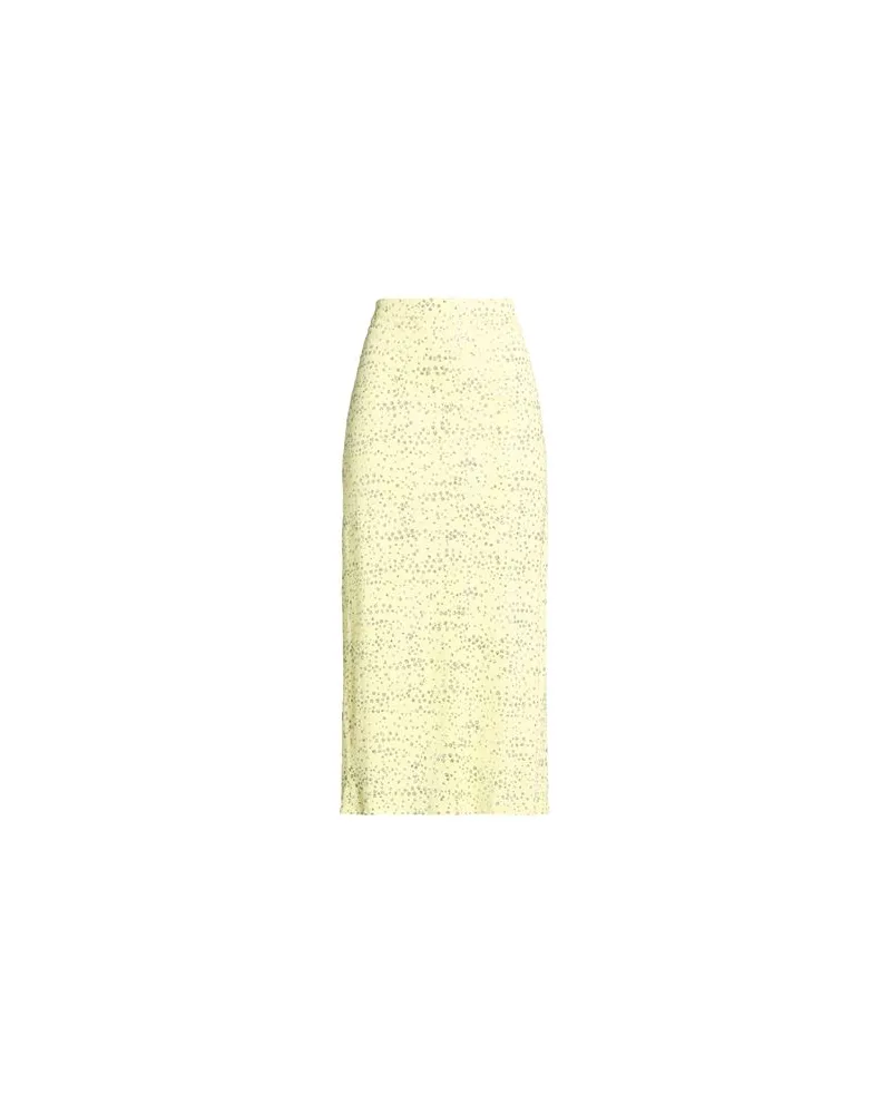 tibi HOSEN & RÖCKE - Midi-Röckeauf YOOX.COM Pastellgelb