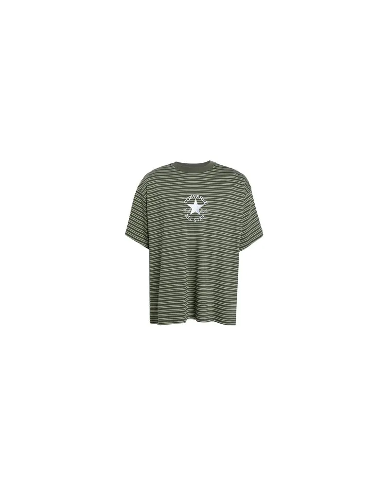 Converse CHUCK PATCH TEE UTILITY  - TOPS - T-shirtsauf YOOX.COM Grün