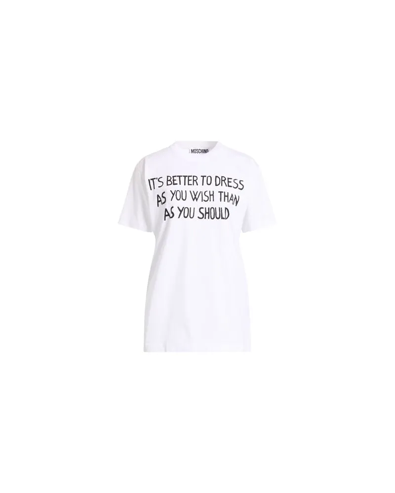 Moschino COUTURE - TOPS - T-shirtsauf YOOX.COM Weiß
