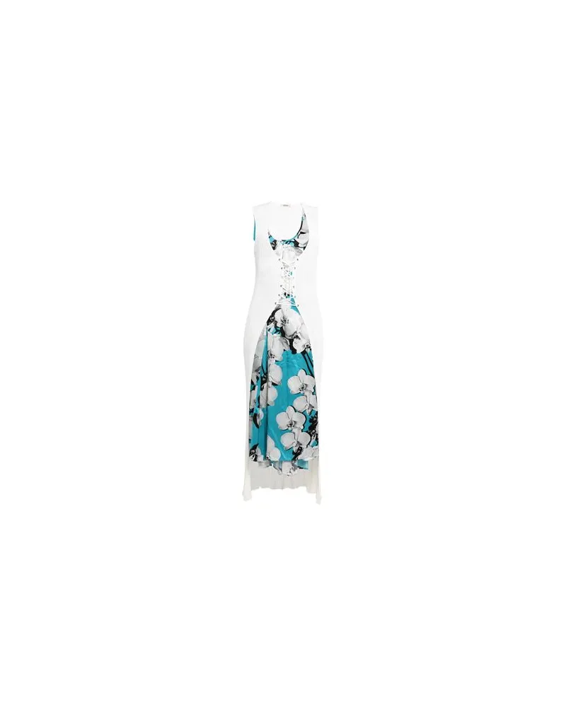 Roberto Cavalli KLEIDER - Maxi-Kleiderauf YOOX.COM Weiß